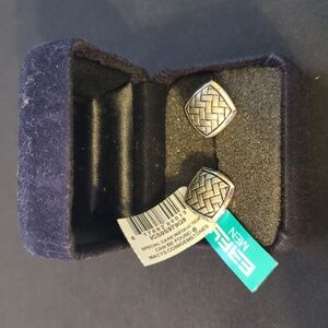 EFFY Men's Weave Style Cufflinks in Sterling Silver